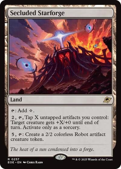 Secluded Starforge - 257 (Foil, R)