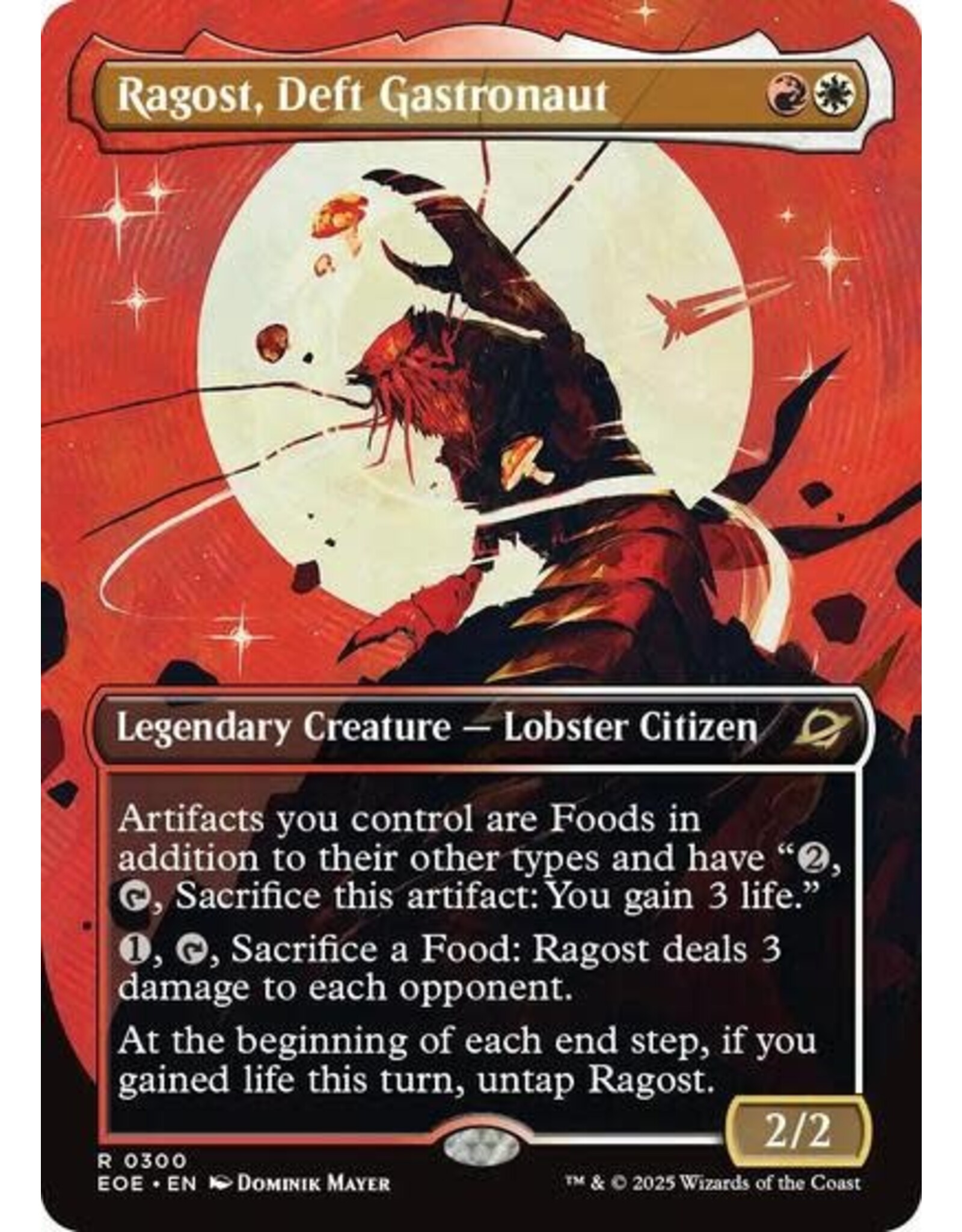 Ragost, Deft Gastronaut (Borderless) - 300 (Foil, R)