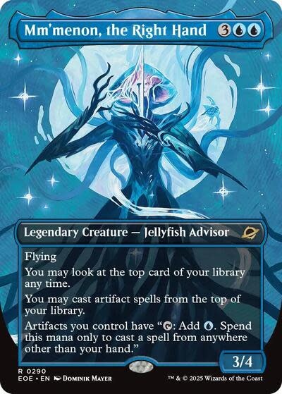 Mm'menon, the Right Hand (Borderless) - 290 (Normal, R)