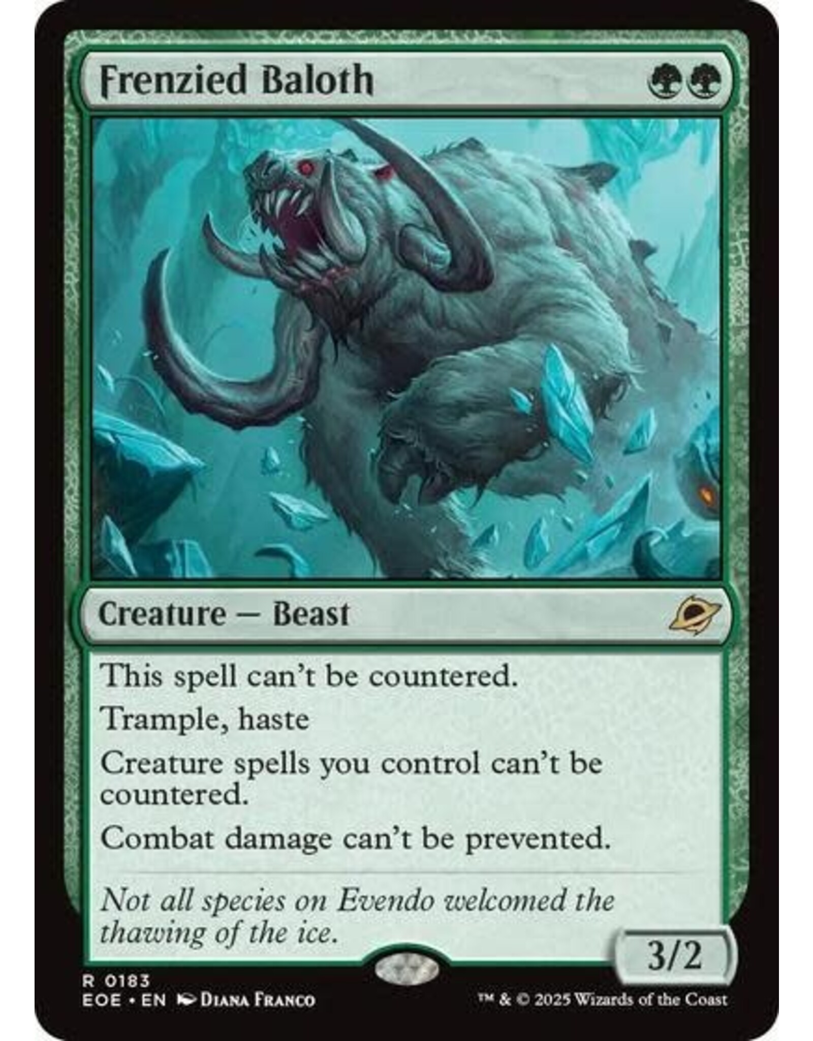 Frenzied Baloth - 183 (Foil, R)