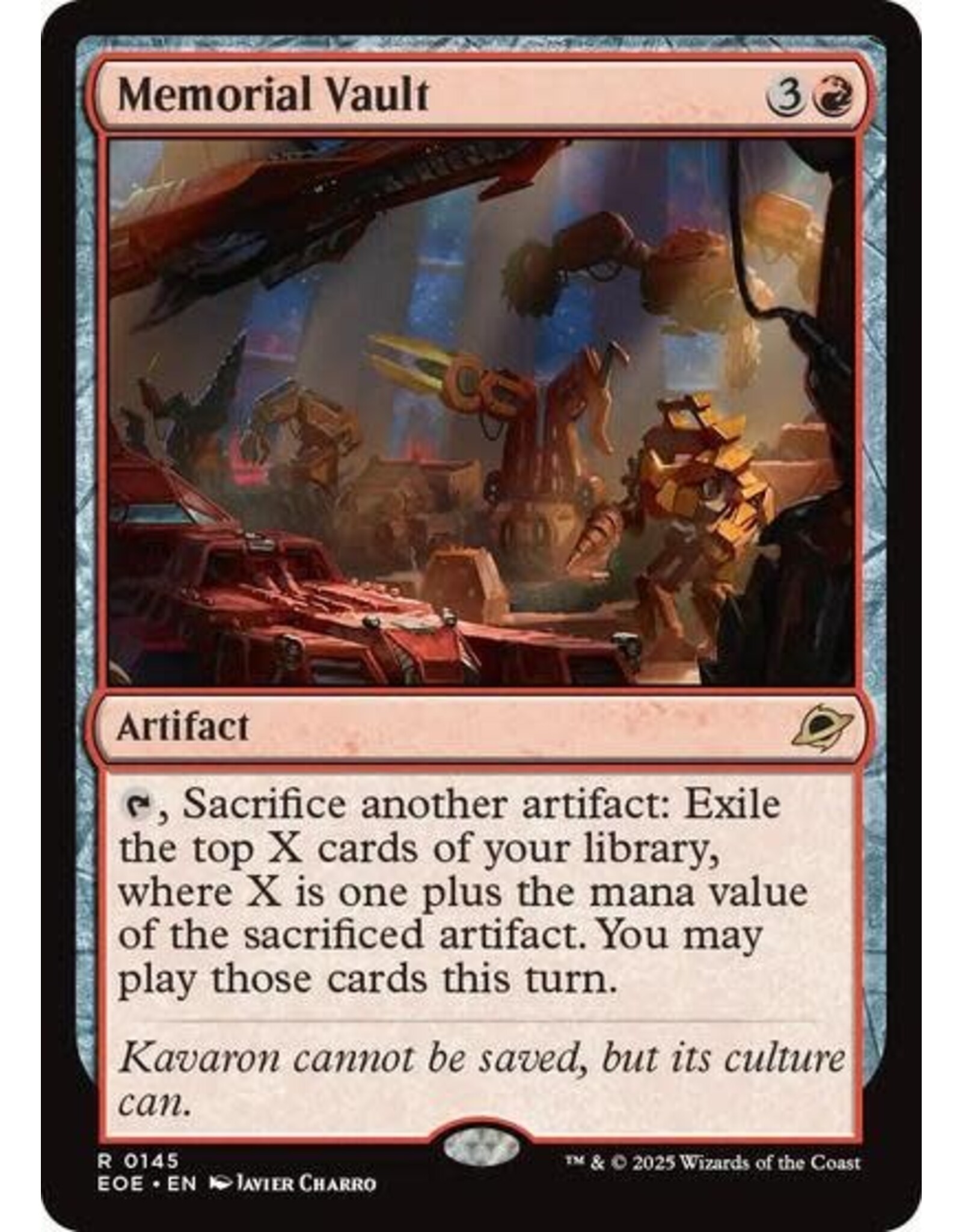 Memorial Vault - 145 (Foil, R)