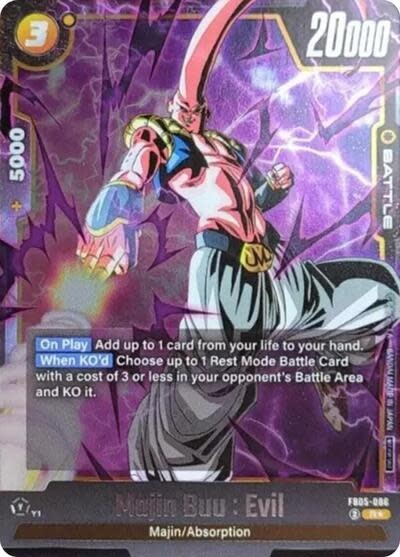 Majin Buu : Evil (Tournament Pack 06) (Promo) - FB05-086 (Holofoil, Rare)