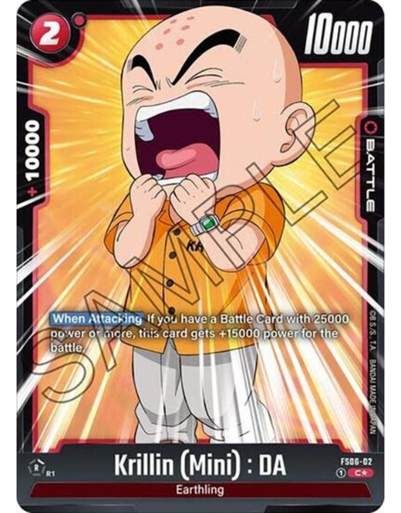 Krillin (Mini) : DA (Bonus Pack Alternate Art) - FS06-02 (Holofoil, Common)