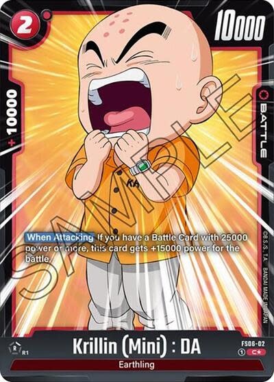 Krillin (Mini) : DA (Bonus Pack Alternate Art) - FS06-02 (Holofoil, Common)