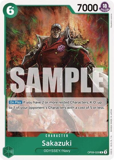 Sakazuki - OP09-026 (Foil, R)