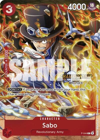 Sabo (CS 2024 Event Pack) - P-044 (Foil, PR)