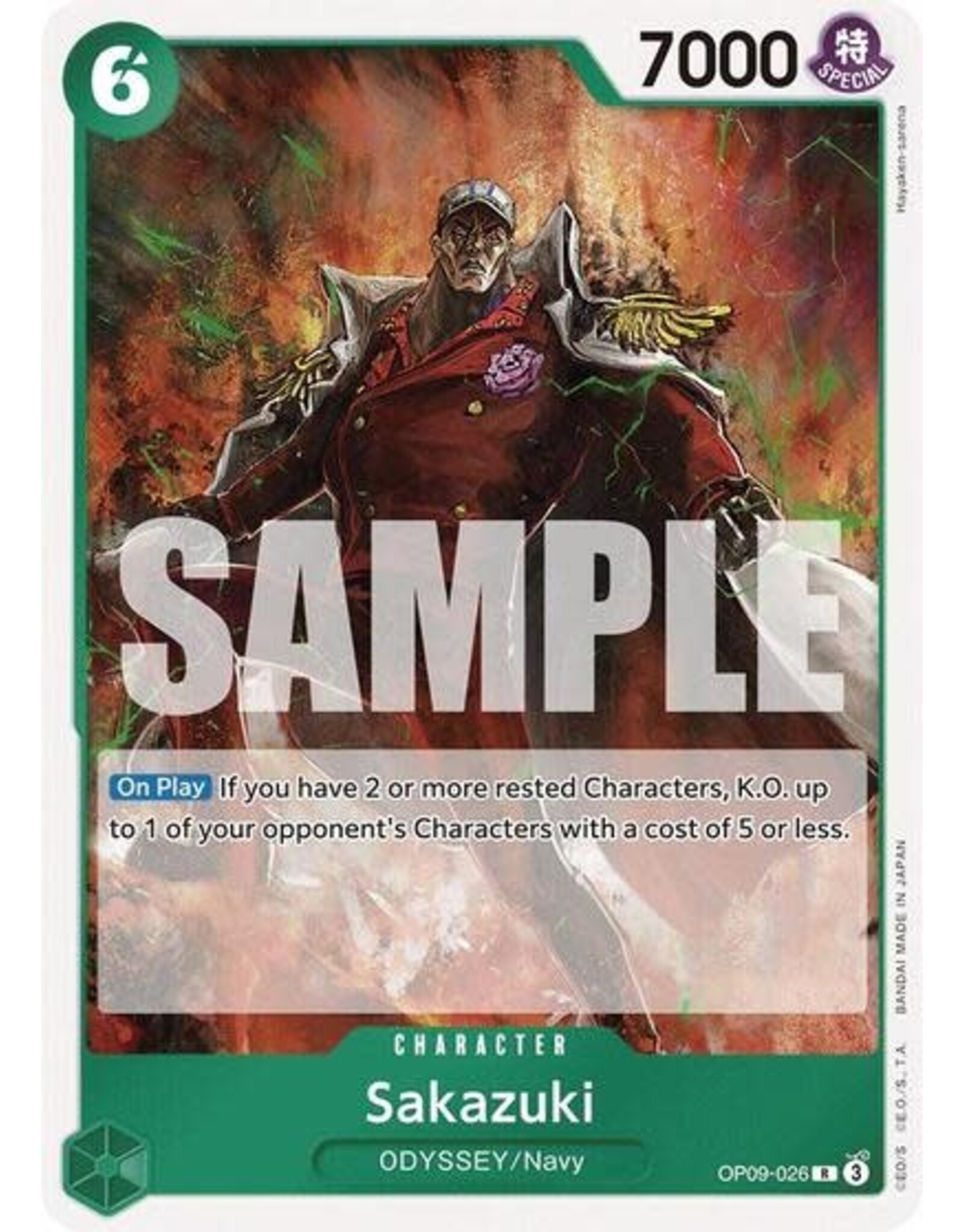 Sakazuki - OP09-026 (Foil, R)