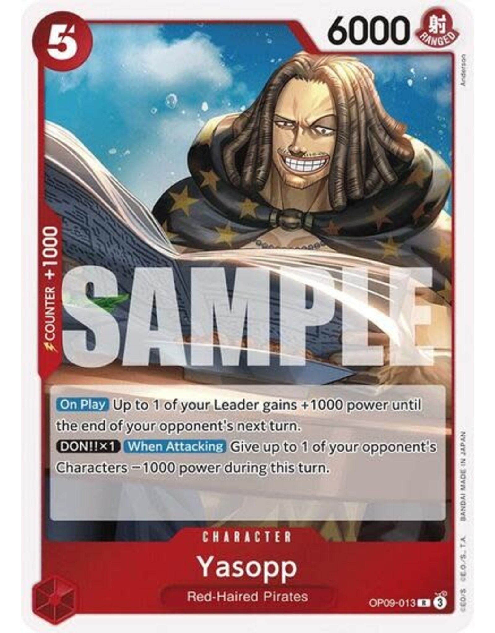Yasopp - OP09-013 (Foil, R)