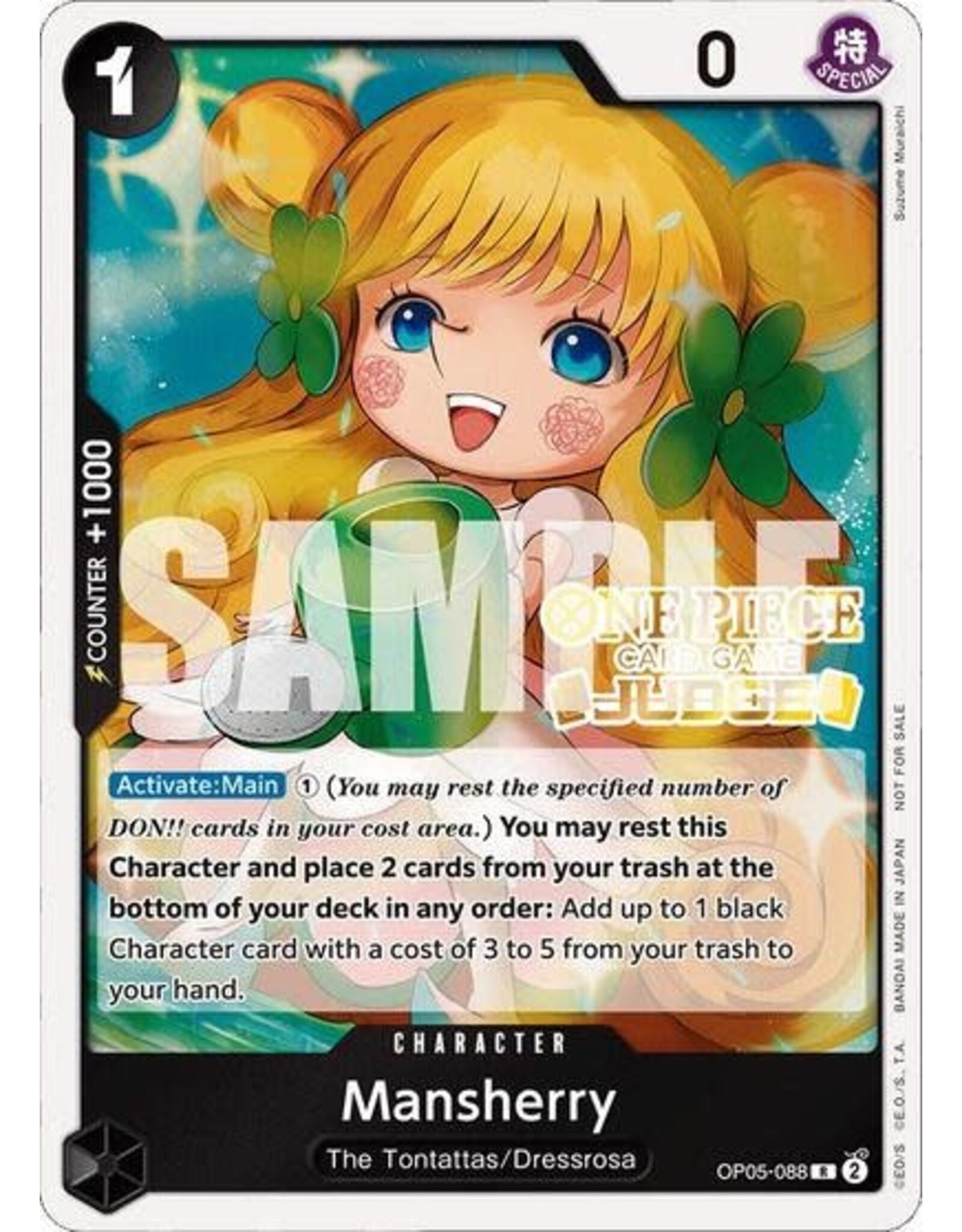 Mansherry (Judge Pack Vol. 4) - OP05-088 (Foil, R)