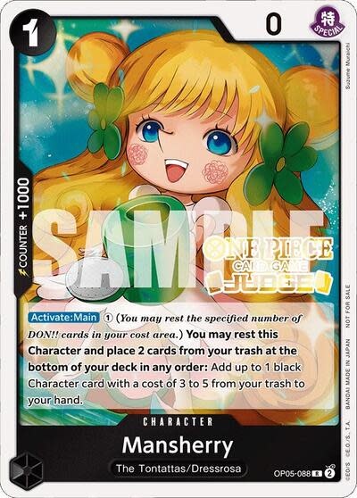 Mansherry (Judge Pack Vol. 4) - OP05-088 (Foil, R)