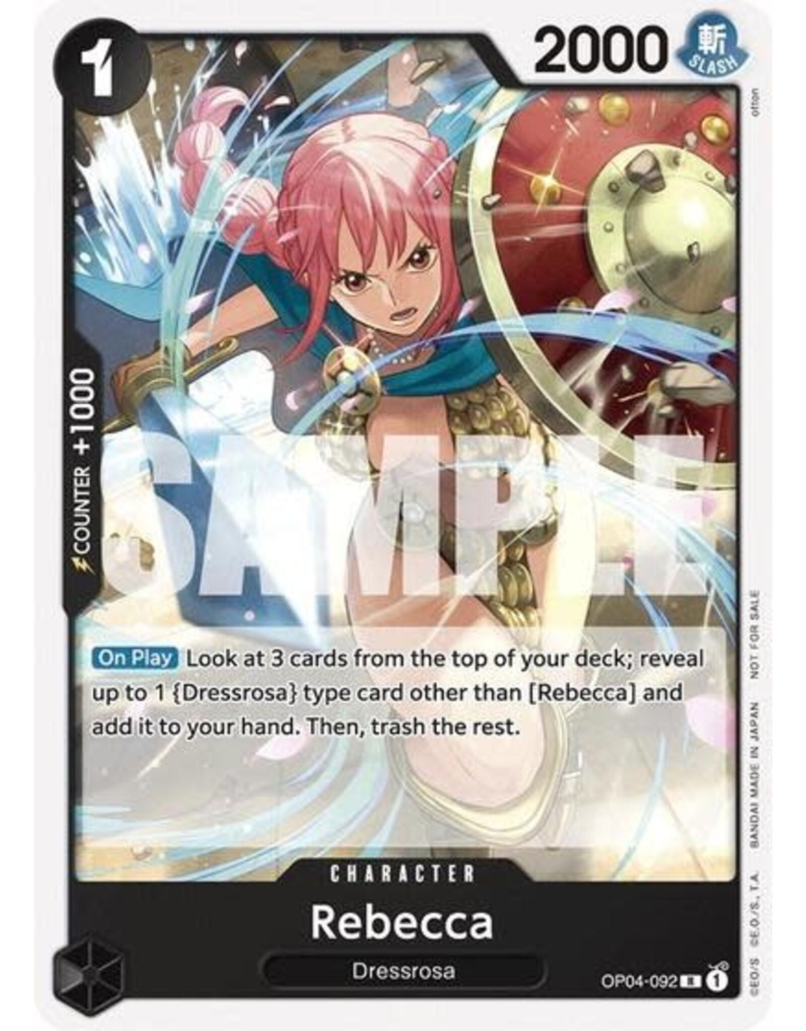 Rebecca (Tournament Pack 2025 Vol. 2) (Promo) - OP04-092 (Normal, R)