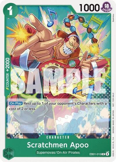 Scratchmen Apoo (Tournament Pack 2025 Vol. 2) - EB01-015 (Normal, R)