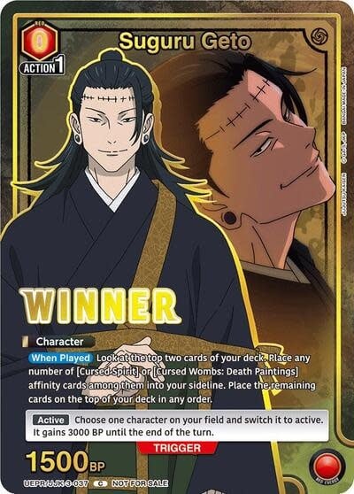 Suguru Geto (Winner) - UEPR/JJK-3-037 (Foil, Common)