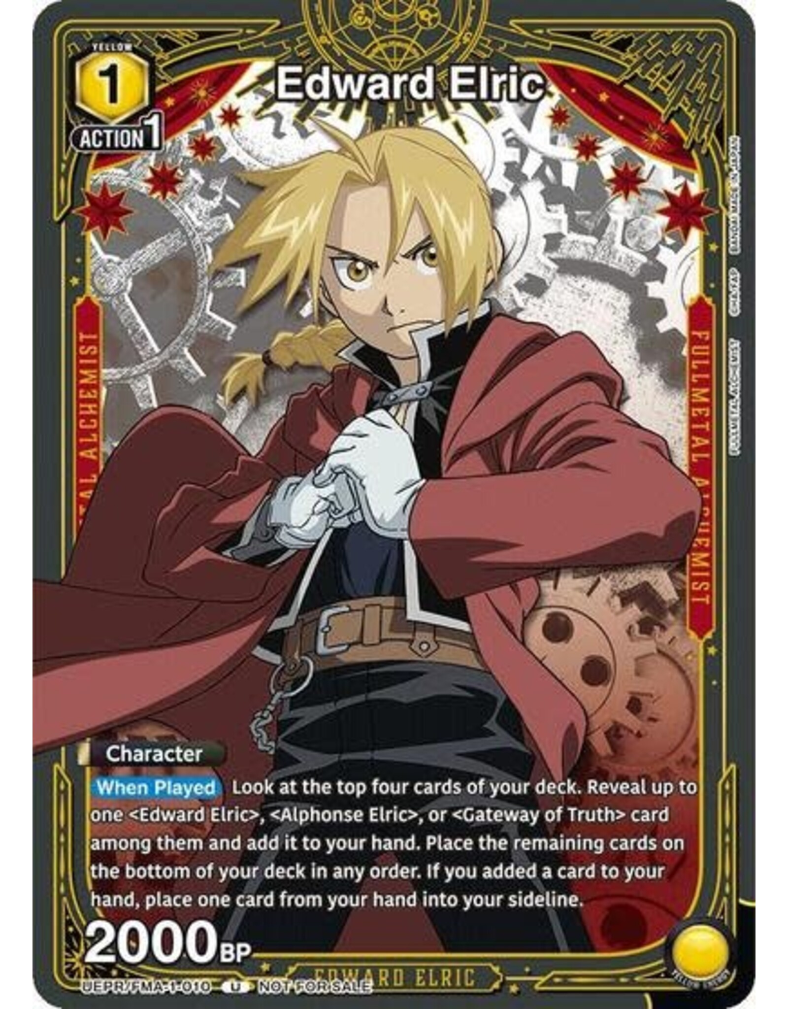 Edward Elric (010) - UEPR/FMA-1-010 (Normal, Uncommon)