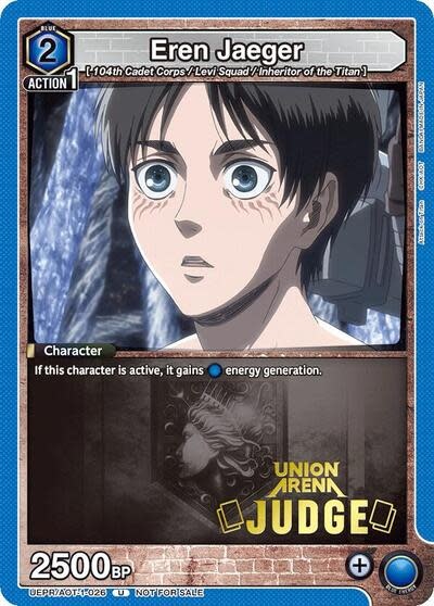 Eren Jaeger (Judge Pack) - UEPR/AOT-1-026 (Foil, Uncommon)