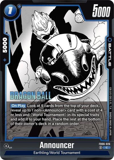 Announcer - FB06-026 (Normal, Common) (SB01)