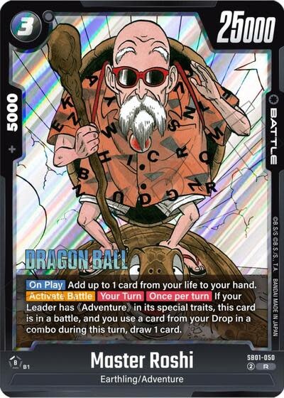 Master Roshi - SB01-050 (Holofoil, Rare)