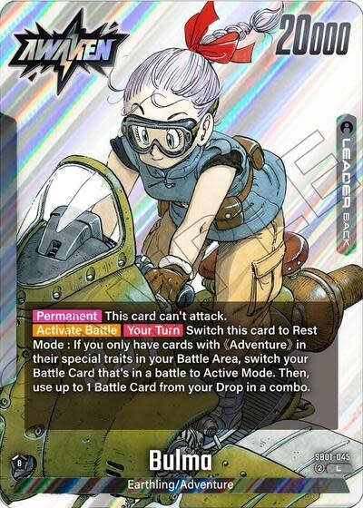 Bulma - SB01-045 (Holofoil, Leader)