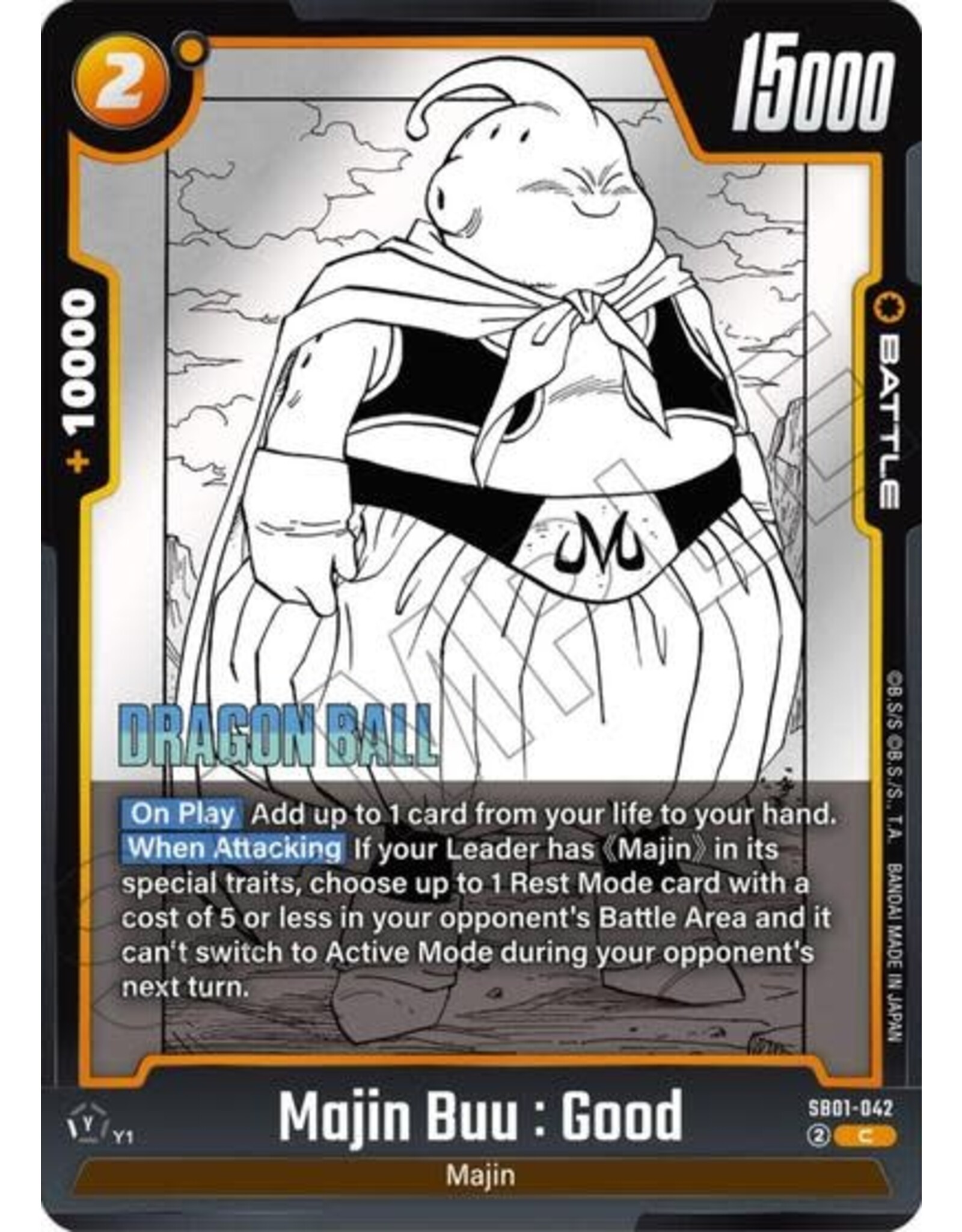 Majin Buu : Good - SB01-042 (Normal, Common)