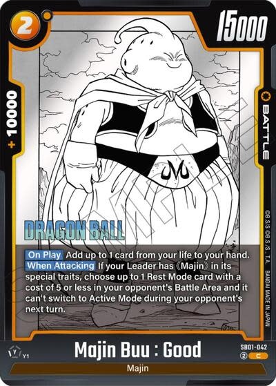 Majin Buu : Good - SB01-042 (Normal, Common)