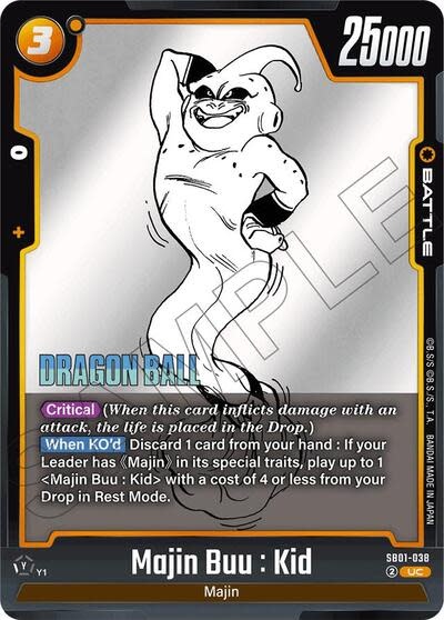 Majin Buu : Kid - SB01-038 (Normal, Uncommon)