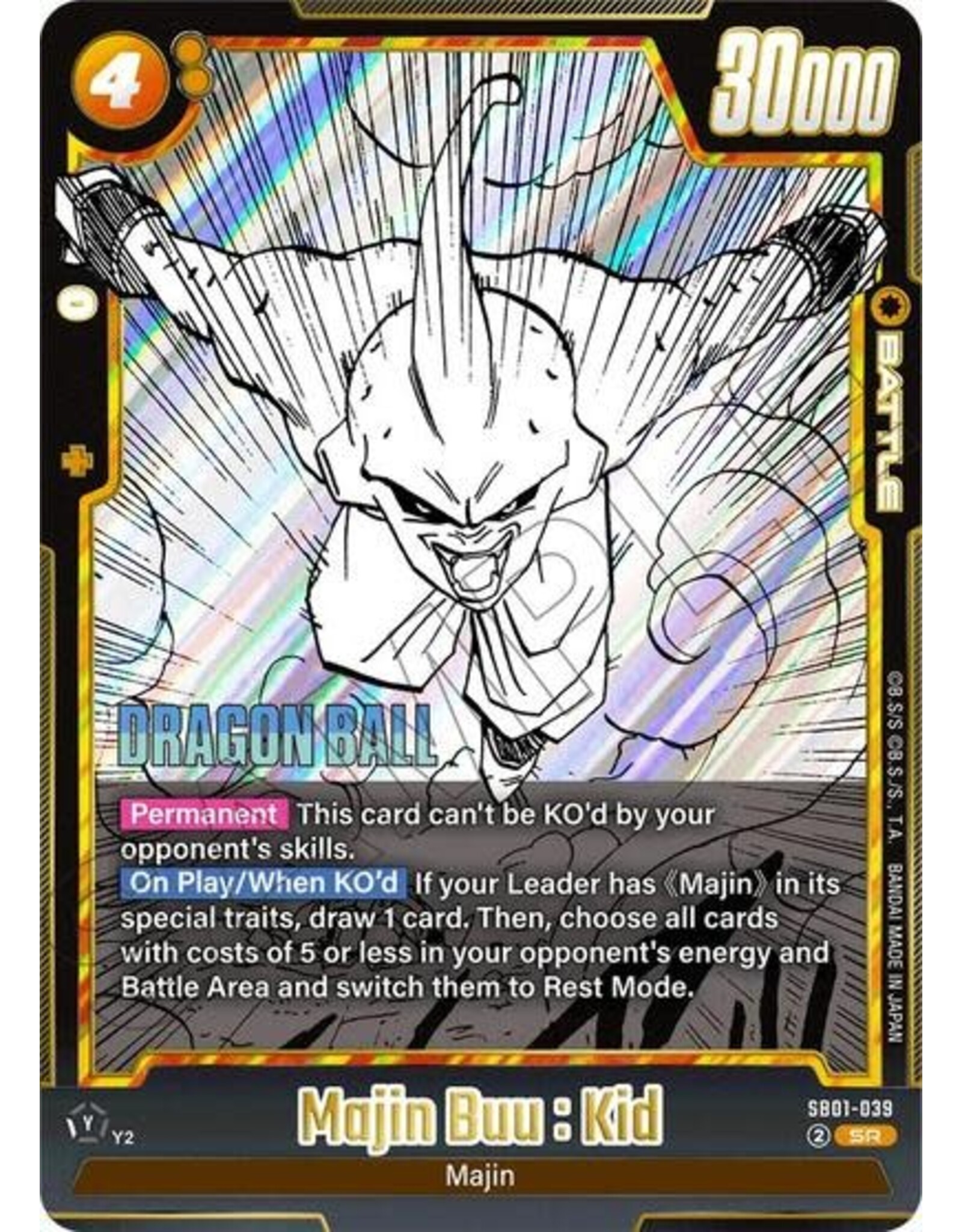 Majin Buu : Kid - SB01-039 (Holofoil, Super Rare)