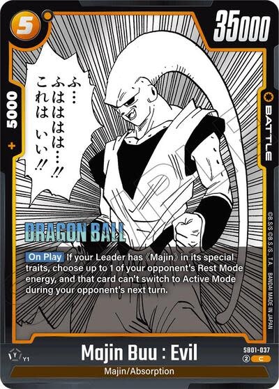 Majin Buu : Evil - SB01-037 (Normal, Common)