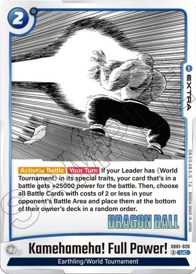 Kamehameha! Full Power! - SB01-020 (Normal, Uncommon)