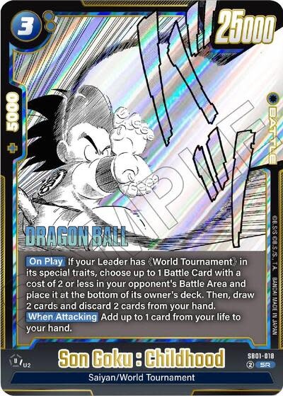 Son Goku : Childhood - SB01-018 (Holofoil, Super Rare)