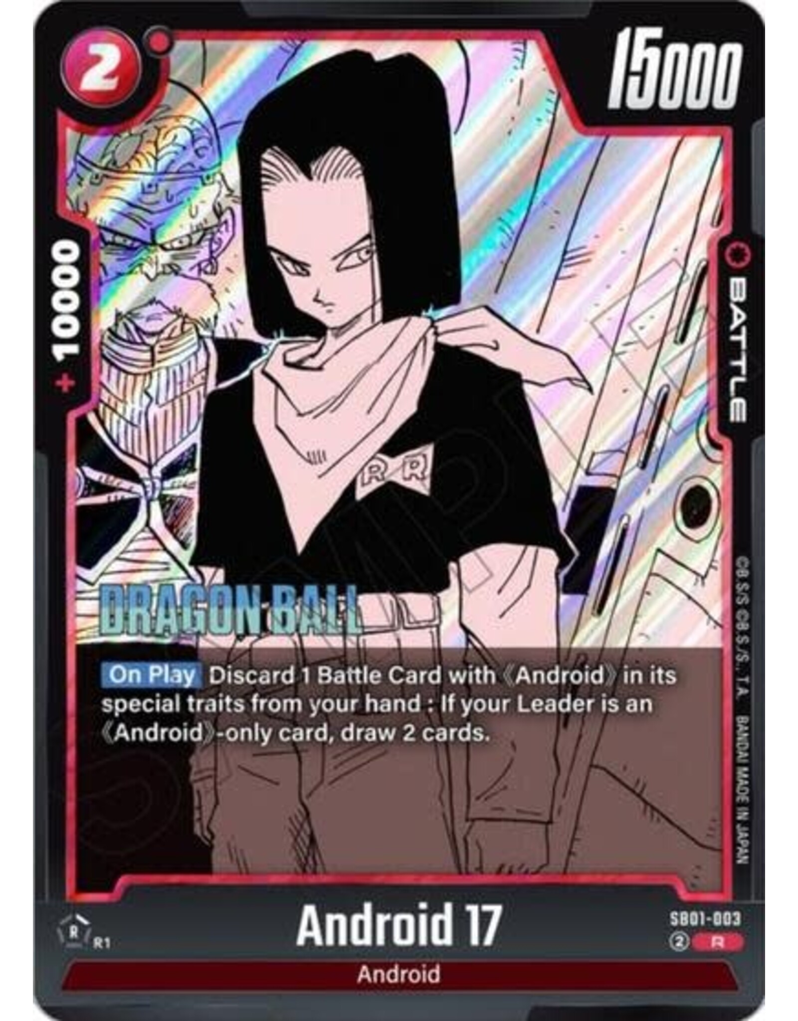 Android 17 - SB01-003 (Holofoil, Rare)