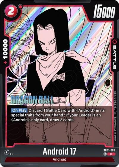 Android 17 - SB01-003 (Holofoil, Rare)