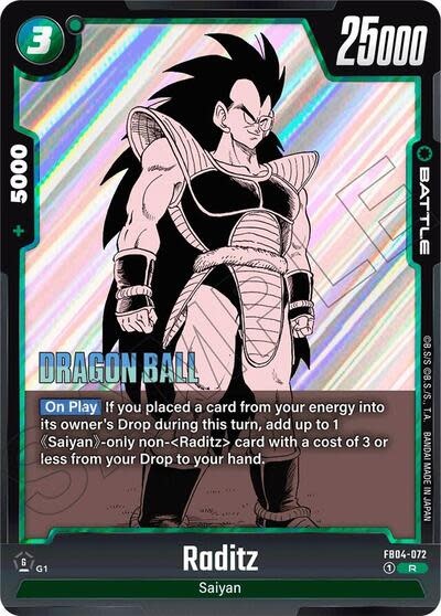 Raditz - FB04-072 (Holofoil, Rare) (SB01)