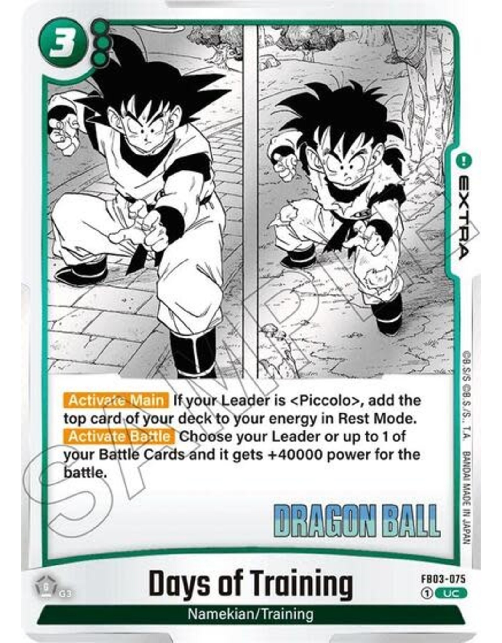 Days of Training - FB03-075 (Normal, Uncommon) (SB01)