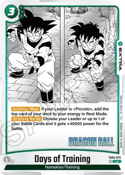 Days of Training - FB03-075 (Normal, Uncommon) (SB01)