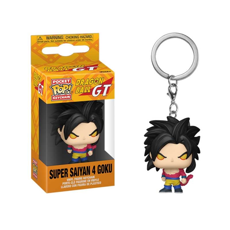 Funko Pop! Keychain - Dragon Ball GT - Super Saiyan 4 Goku 4" Figure