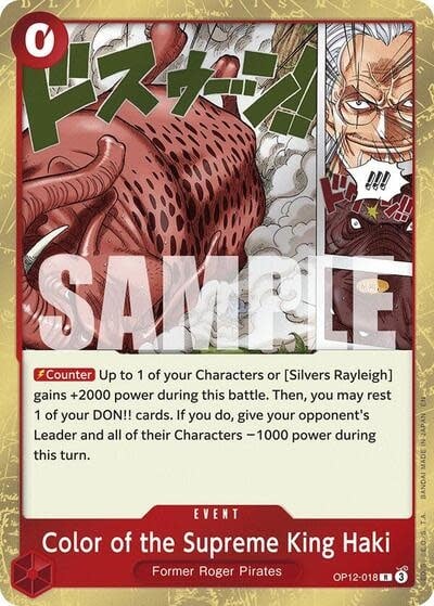 Color of the Supreme King Haki - OP12-018 (Foil, R)