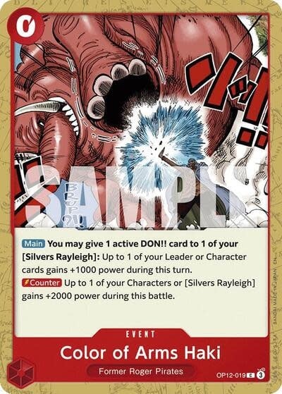 Color of Arms Haki - OP12-019 (Normal, C)
