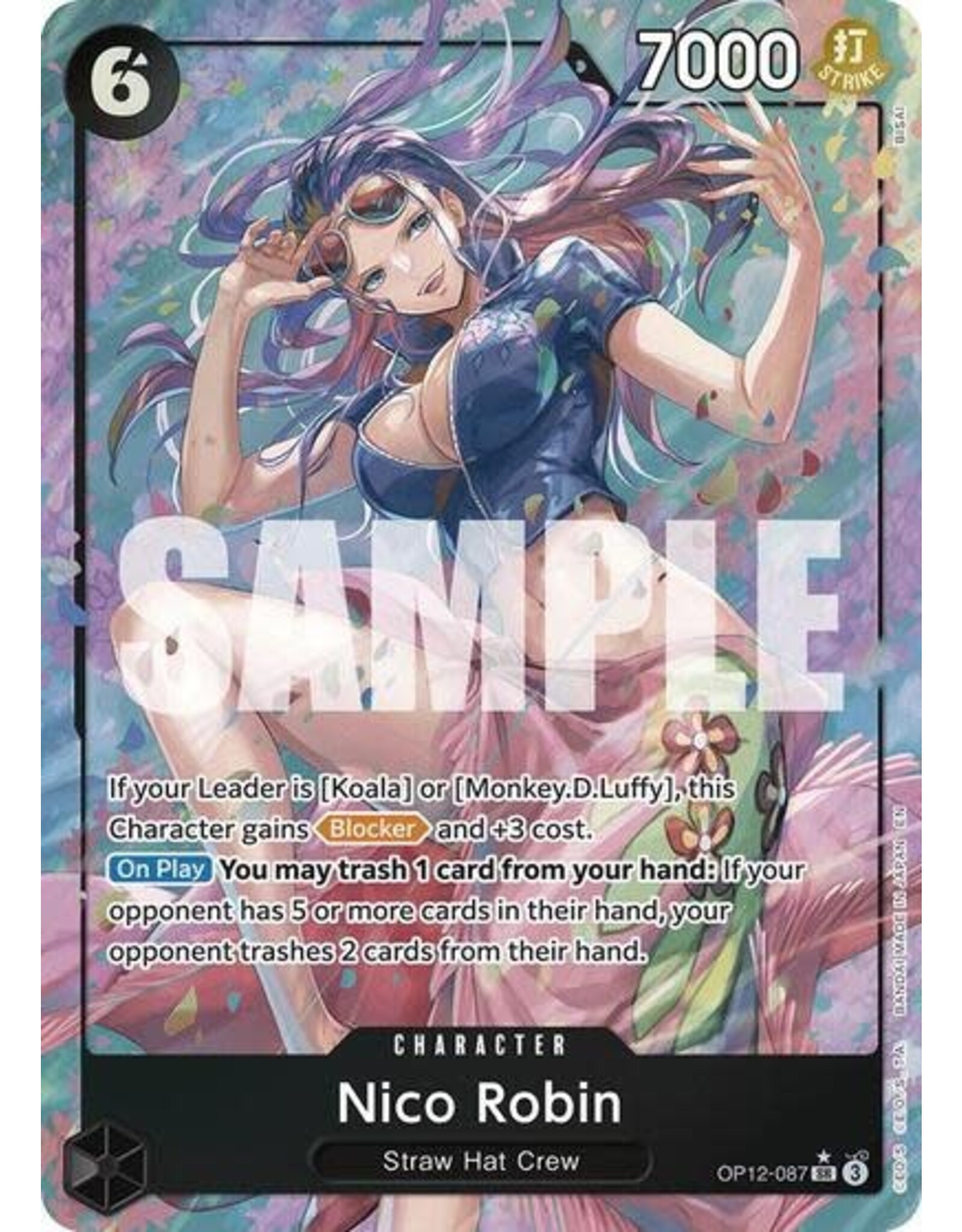 Nico Robin (Alternate Art) - OP12-087 (Foil, SR)