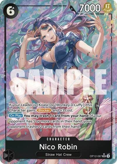 Nico Robin (Alternate Art) - OP12-087 (Foil, SR)