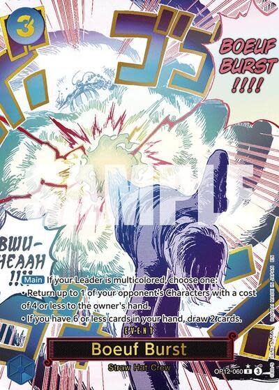 Boeuf Burst (Alternate Art) - OP12-060 (Foil, R)
