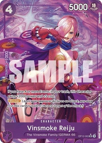Vinsmoke Reiju (Alternate Art) - OP12-063 (Foil, SR)