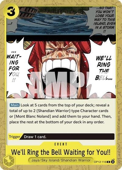 We'll Ring the Bell Waiting for You!! - OP12-116 (Normal, C)