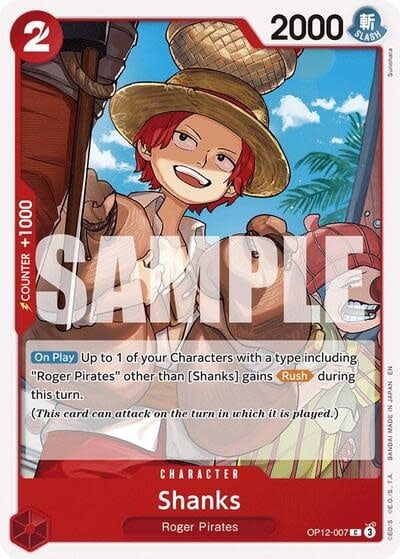 Shanks (007) - OP12-007 (Normal, C)