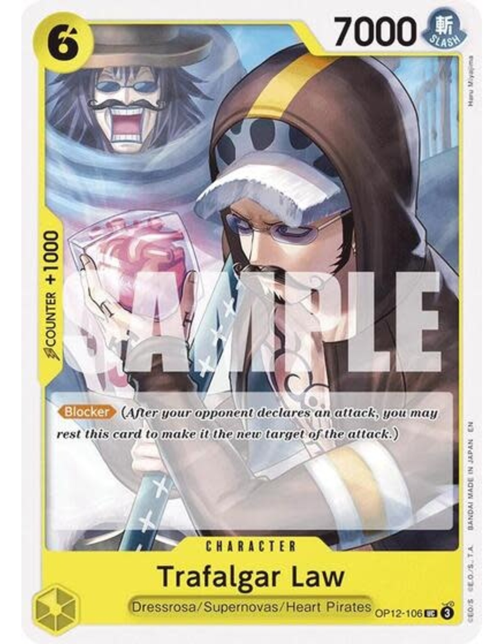 Trafalgar Law (106) - OP12-106 (Normal, UC)