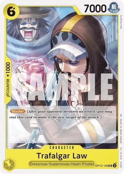 Trafalgar Law (106) - OP12-106 (Normal, UC)