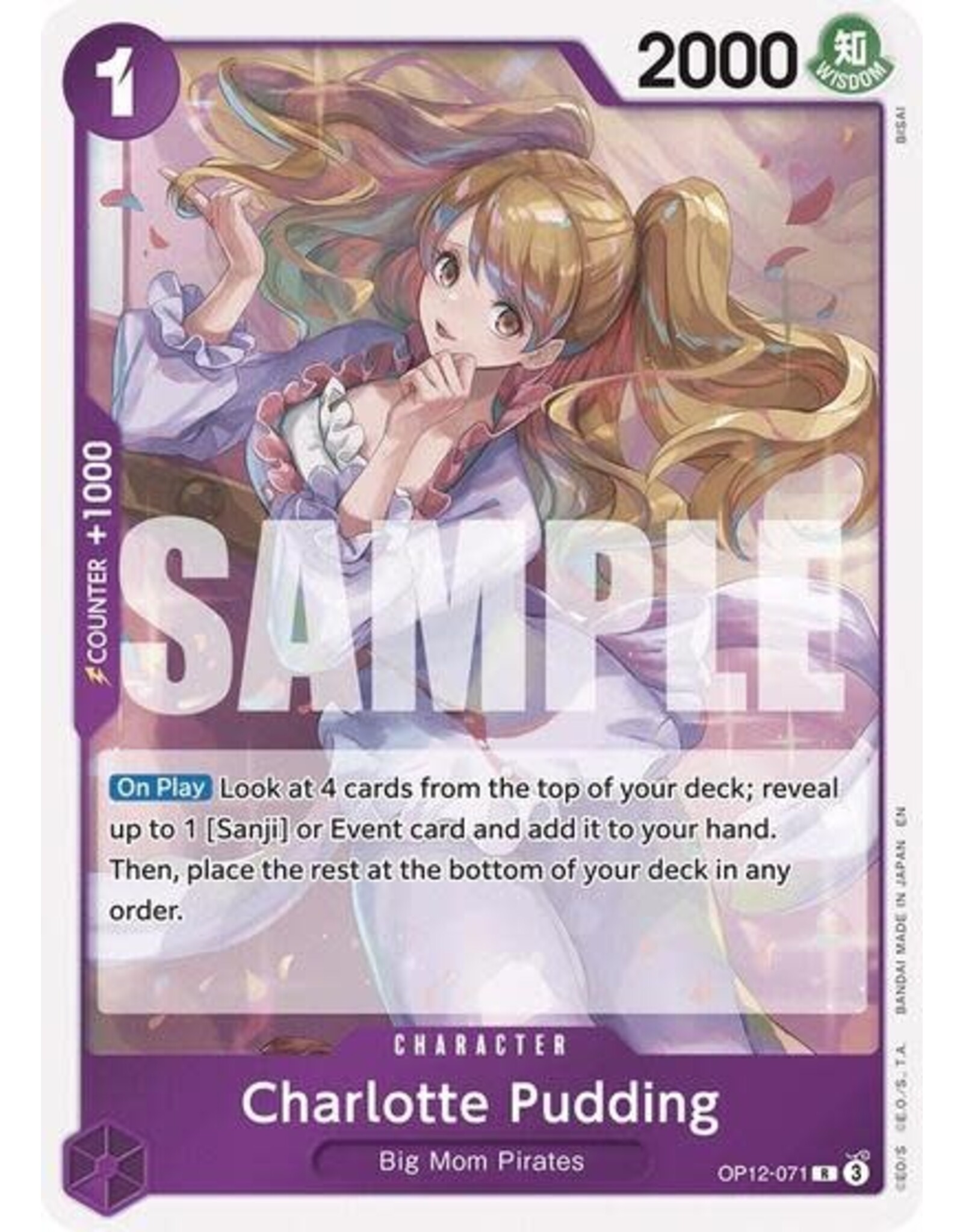 Charlotte Pudding - OP12-071 (Foil, R)