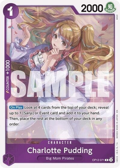 Charlotte Pudding - OP12-071 (Foil, R)
