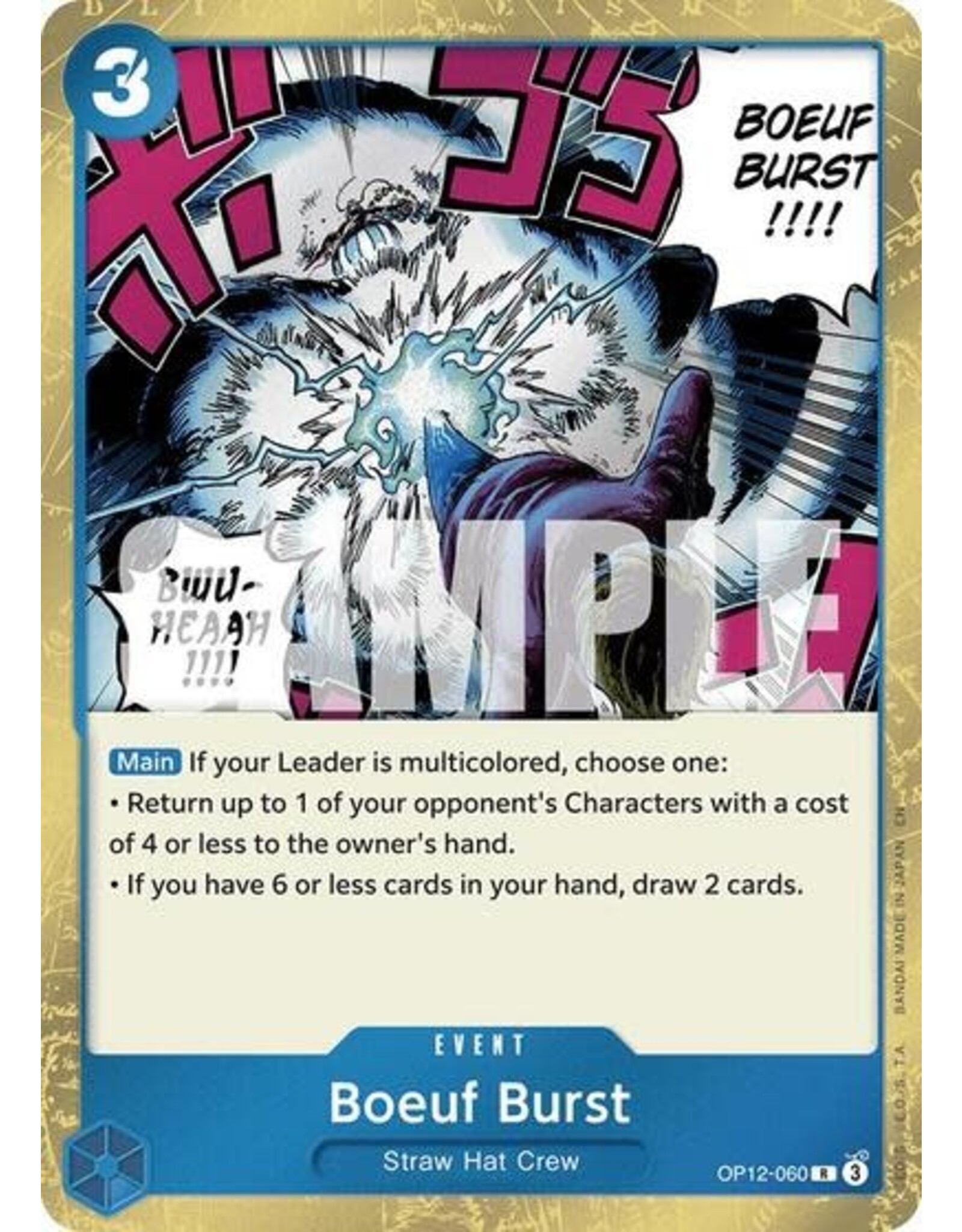 Boeuf Burst - OP12-060 (Foil, R)
