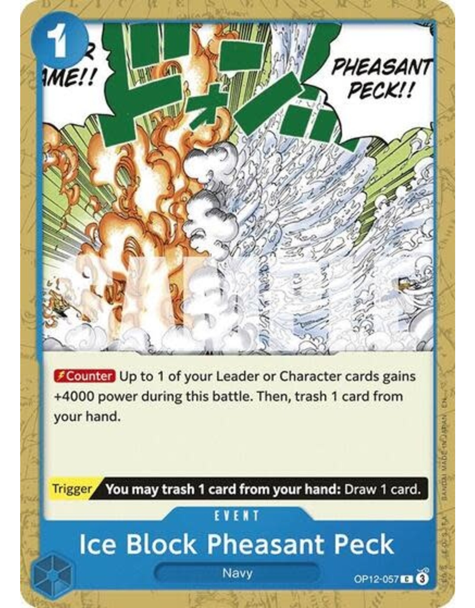 Ice Block Pheasant Peck - OP12-057 (Normal, C)