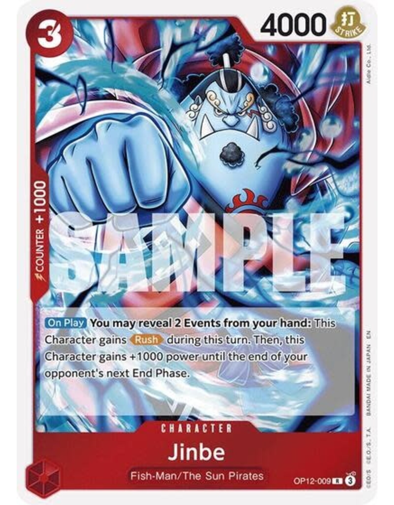 Jinbe - OP12-009 (Foil, R)